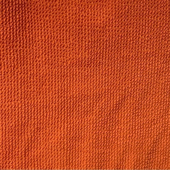 Kona Sol One Piece Textured Swimsuit Rust NWT Medium - Picture 9 of 13